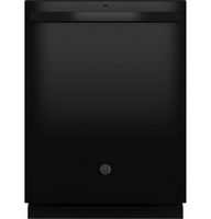 GE - 24" Top Control Built-In Plastic Tub Dishwasher with Sanitize Cycle and 52 dBA - Black
