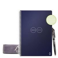 Rocketbook - Core Smart Reusable Notebook Lined 6&quot; x 8.8&quot; - Midnight Blue