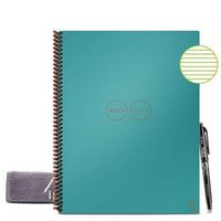 Rocketbook - Core Smart Reusable Notebook Lined 8.5" x 11" - Neptune Teal