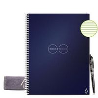 Rocketbook - Core Smart Reusable Notebook Lined 8.5" x 11" - Midnight Blue