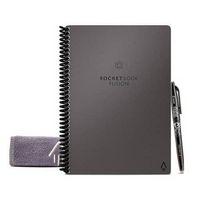 Rocketbook - Fusion Smart Reusable Notebook 7 Page Styles 6" x 8.8" - Deep Space Gray