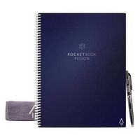 Rocketbook - Fusion Smart Reusable Notebook 7 Page Styles 8.5" x 11" - Midnight Blue