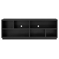 Camden&amp;Wells - Bowman TV Stand for TVs Up to 75&quot; - Black Grain