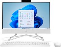HP - 21.5&quot; All-In-One - Intel Celeron - 4GB Memory - 128GB SSD - Snow White