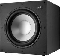 Polk Audio - Monitor XT12 12" 100W Class A/B Amplifier Subwoofer - Midnight Black