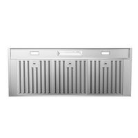 Zephyr - 48 inches - Convertible - Range Hood Insert - Stainless Steel