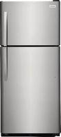 Frigidaire - 20.5 Cu. Ft. Top-Freezer Refrigerator - Stainless Steel