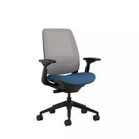 Steelcase - Series 2 3D Airback Chair with Black Frame - Cobalt/Nickel