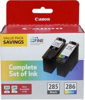 Canon - PG-285/CL-286 2-Pack Standard Capacity Ink Cartridges - Black/Tri-color