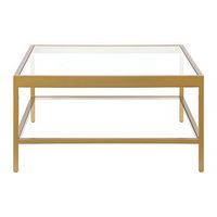 Camden&amp;Wells - Alexis Square Coffee Table - Brass
