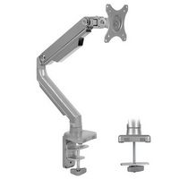 Mount-It! - Single Monitor Desk Mount up to 32&quot; - Silver