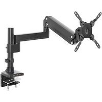 Mount-It! - Heavy Duty Monitor Desk Mount w/ USB & Multimedia Ports up to 35" - Black