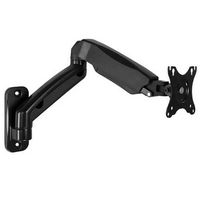 Mount-It! - Single Monitor Wall Mount Arm up to 32&quot; - Black