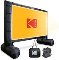 Kodak - Giant Inflatable Projector Screen, Outdoor Movie Screen, 14.5 ft. Blow Up Projector Scree...