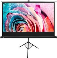 Kodak - 100 inches Portable Projector Screen, Adjustable Projection Screen with Tripod Stand & Ca...