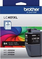 Brother - LC401XLBK High-Yield Ink Cartridge - Black