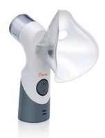 CRANE - Warm Steam &amp; Cool Mist Cordless Portable Mist Inhaler - White/Gray