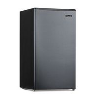 NewAir - 3.3 Cu. Ft. Compact Mini Refrigerator with Freezer, Can Dispenser, Crisper Drawer and En...