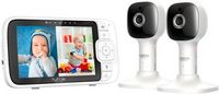 Hubble Connected - Nursery Pal Cloud Twin 5&quot; Smart HD Wi-Fi Video Baby Monitor