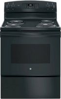 GE - 5.0 Cu. Ft. Self-Cleaning Freestanding Electric Range - Black