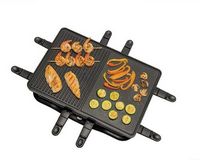 Hamilton Beach - Raclette Portable Party Grill - BLACK