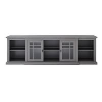 Classic Glass-Door TV Stand for most TVs up to 88”