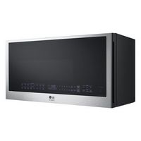 LG - STUDIO 1.7 Cu. Ft. Convection Over-the-Range Microwave with Air Fry - Stainless Steel