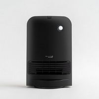 WOOZOO - Oscillating Fan w/ Motion Sensor Portable Electric Space Heater - Black