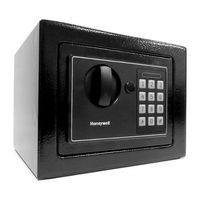 Honeywell - .15 Cu. Ft. Compact Security Safe with Digital Lock - Black