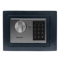 Honeywell - .15 Cu. Ft. Compact Security Safe with Digital Lock - Blue