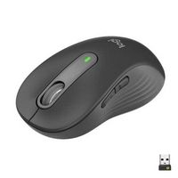 Logitech - Signature M650 L Full-size Wireless Scroll Mouse with Silent Clicks - Wireless - Graphite