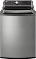 LG - 5.3 Cu. Ft. High-Efficiency Smart Top Load Washer with 4-Way Agitator and TurboWash3D - Grap...