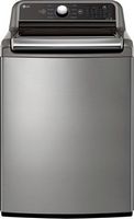 LG - 5.5 Cu. Ft. High Efficiency Smart Top Load Washer with TurboWash3D - Graphite Steel