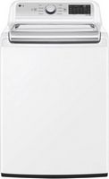 LG - 5.5 Cu. Ft. High Efficiency Smart Top Load Washer with TurboWash3D - White