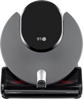 LG - CordZero R9 Wi-Fi Connected Robot Vacuum with Auto-Docking and HEPA Filter - Matte Grey