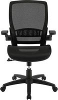 Insignia™ - Ergonomic Mesh Office Chair with Adjustable Arms - Black