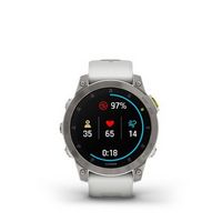 Garmin - epix (Gen 2) GPS Smartwatch 47mm Fiber-reinforced polymer - White Titanium
