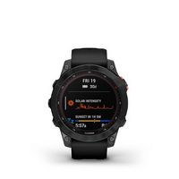 Garmin - fēnix 7 Solar GPS Smartwatch 47 mm Fiber-reinforced polymer - Slate Gray