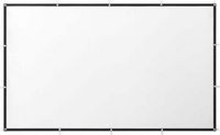 Insignia™ - 100&quot; Home Theater Portable Folding Projector Screen - White