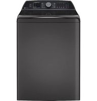 GE Profile - 5.4 Cu. Ft. High Efficiency Smart Top Load Washer with Smarter Wash Technology, Easi...