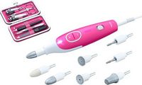Beurer - 18-piece Manicure/Pedicure Device and Nail Set - Pink/White