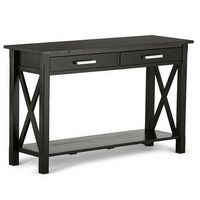 Simpli Home - Kitchener Console Sofa Table - Hickory Brown