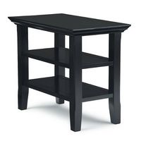 Simpli Home - Acadian Narrow Side Table - Black