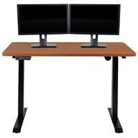 Alamont Home - Tanner Rectangle Modern Engineered Wood  Home Office Desk - Mahogany