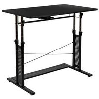 Alamont Home - Fairway Rectangle Modern Laminate  Home Office Desk - Black