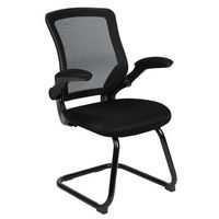 Alamont Home - Kale  Contemporary Mesh Side Chair - Upholstered - Black Mesh