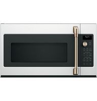 Caf&#233; - 1.7 Cu. Ft. Convection Over-the-Range Microwave with Air Fry - Matte White