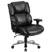 Alamont Home - Hercules Contemporary Leather/Faux Leather 24/7 Big &amp; Tall Swivel Office Chair - B...