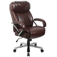 Alamont Home - Hercules Big &amp; Tall 500 lb. Rated LeatherSoft Swivel Office Chair w/Extra Wide Sea...