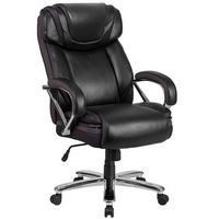 Alamont Home - Hercules Big &amp; Tall 500 lb. Rated LeatherSoft Swivel Office Chair w/Extra Wide Sea...